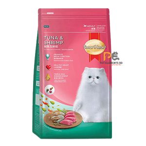 SmartHeart Adult Dry Cat Food Tuna & Shrimp 3kg