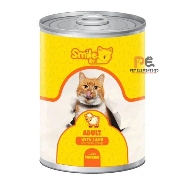 Smile Cat Can Wet Food Lamb 400g