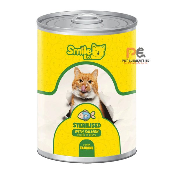 Smile Cat Can Wet Food Salmon 400g