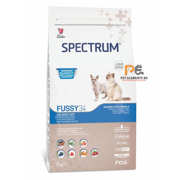 Spectrum Ultra Premium Adult Dry Cat Food Fussy With Salmon & Rice 2kg