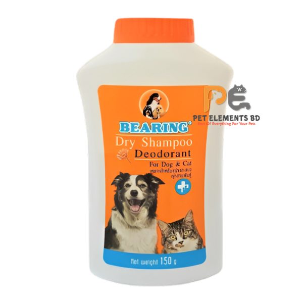 Bearing Dry Shampoo Deodorant Powder For Dog & Cat 150g