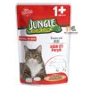 Jungle Pouch Adult Wet Cat Food Beef 100g
