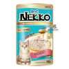 Nekko Pouch Adult Wet Cat Food Tuna In Gravy 70g