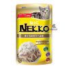 Nekko Pouch Adult Wet Cat Food Tuna Topping Shirasu In Jelly 70g