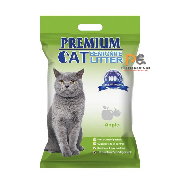 Premium Bentonite Cat Litter Apple 5L
