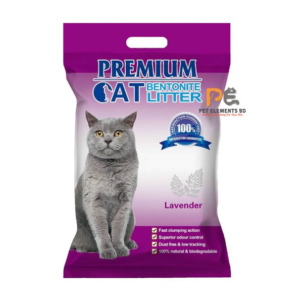Premium Bentonite Cat Litter Lavender 10L