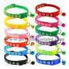 Adjustable Paw Print Cat Collars With Bell
