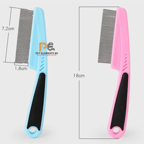 Flea Removal Comb For Cats & Dogs - Size