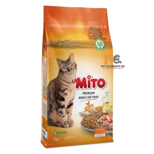 Mito Adult Dry Cat Food Chicken 1kg