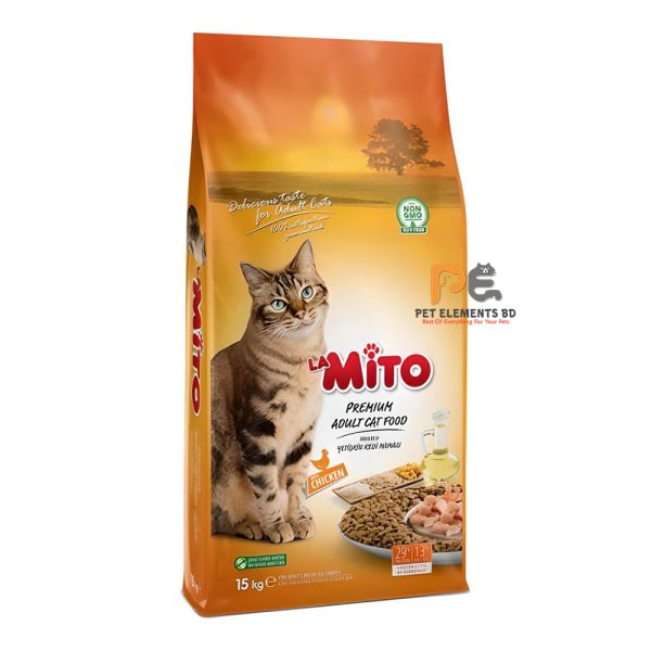 Mito Adult Dry Cat Food Chicken 15kg