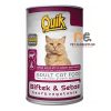 Quik Can Adult Wet Cat Food Beef & Vegetable 415g