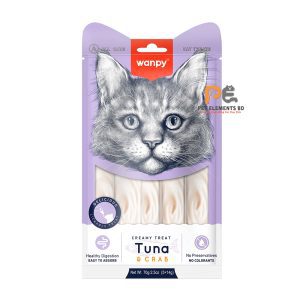Wanpy Creamy Cat Treats With Tuna & Crab 70g