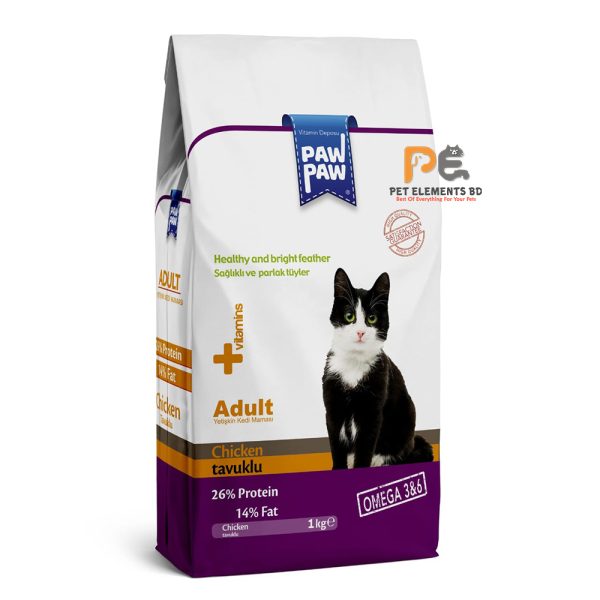 Paw Paw Adult Cat Food Chicken 1.5kg