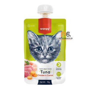 Wanpy Cat Meat Paste With Fresh Tuna & Chicken 90gm