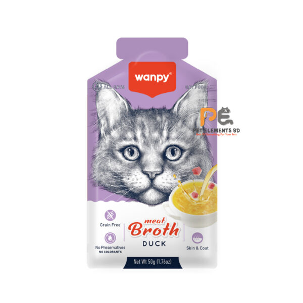 Wanpy Meat Broth Duck For Cats 50g