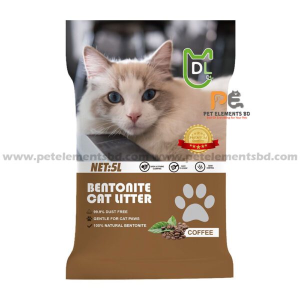 DL Bentonite Cat Litter Coffee 5L