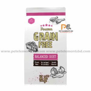 Fouzan Grain Free Balanced Diet Dry Cat Food For All Life Stages 1kg