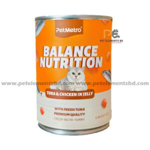 PetMetro Balance Nutrition Canned Cat Food Tuna & Chicken In Jelly 430g