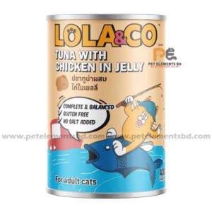 Lola & Co Cat Can Food Tuna With Chicken In Jelly 400gm