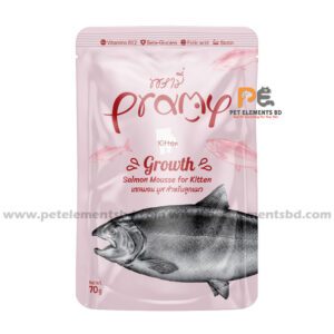 Pramy Growth Pouch Salmon Mousse For Kitten 70gm